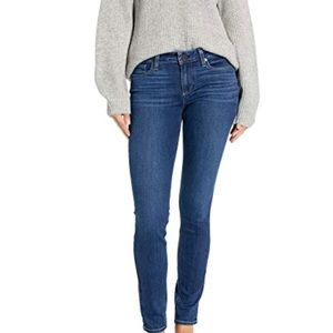 PAIGE BRENTWOOD BLUE MID RISE ULTRA SKINNY TRANSCEND VERDUGO VINTAGE JEANS